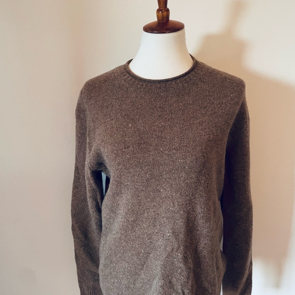 Marine Layer Tan Merino Wool Sweater